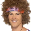 Peruka AFRO HIPISA brązowa peruka na imprezę