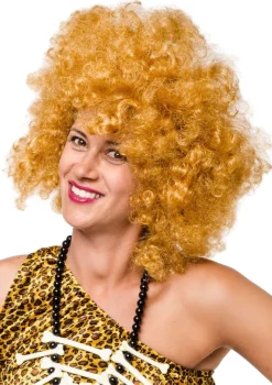 Peruka AFRO jasnobrązowa