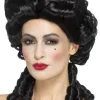 Peruka barokowa MADAME WIKTORIA czarna