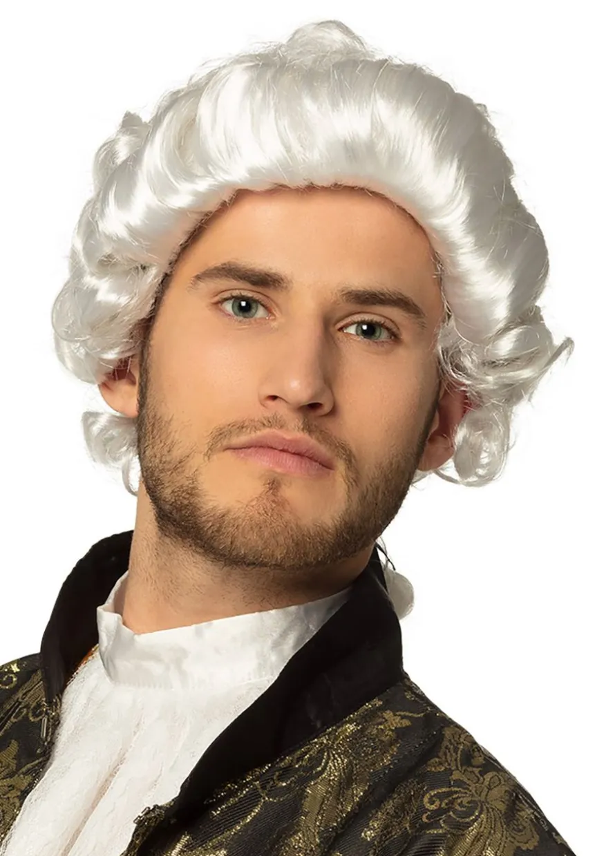 Peruka barokowa męska