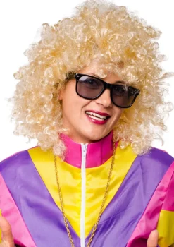 Peruka blond AFRO loki