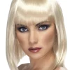 Peruka blond GLAM z grzywką
