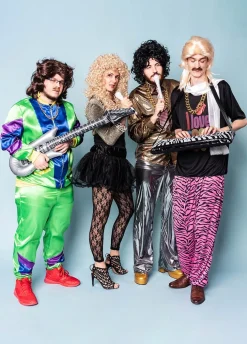Peruka blond loki CHARLOTTA afro disco