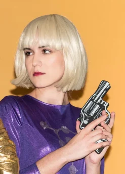 Peruka blond z grzywką Fever LOLA peruka cosplay