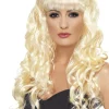 Peruka blond z grzywką SYRENA