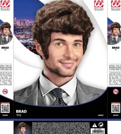 Peruka BRAD brązowa