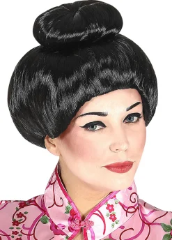 Peruka czarna Japonki GEISHA