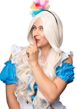 Peruka Damska VIVIENNE Peruka Na Halloween Peruka Na Bal Karnawałowy Peruka Blond