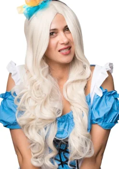 Peruka Damska VIVIENNE Peruka Na Halloween Peruka Na Bal Karnawałowy Peruka Blond