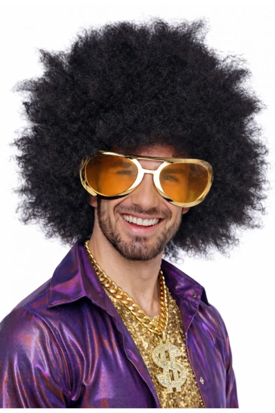 Peruka disco MEGA AFRO czarna