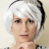 Peruka karnawałowa BABE biała