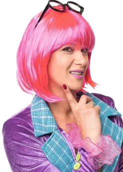 Peruka koralowa BABE z grzywką