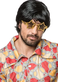 Peruka krótka czarna DISCO