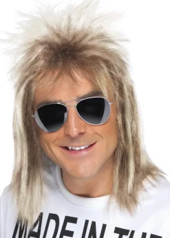 Peruka lata 80 ROCKMAN męska blond