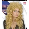 Peruka MOKRA WŁOSZKA peruka kręcone włosy blond