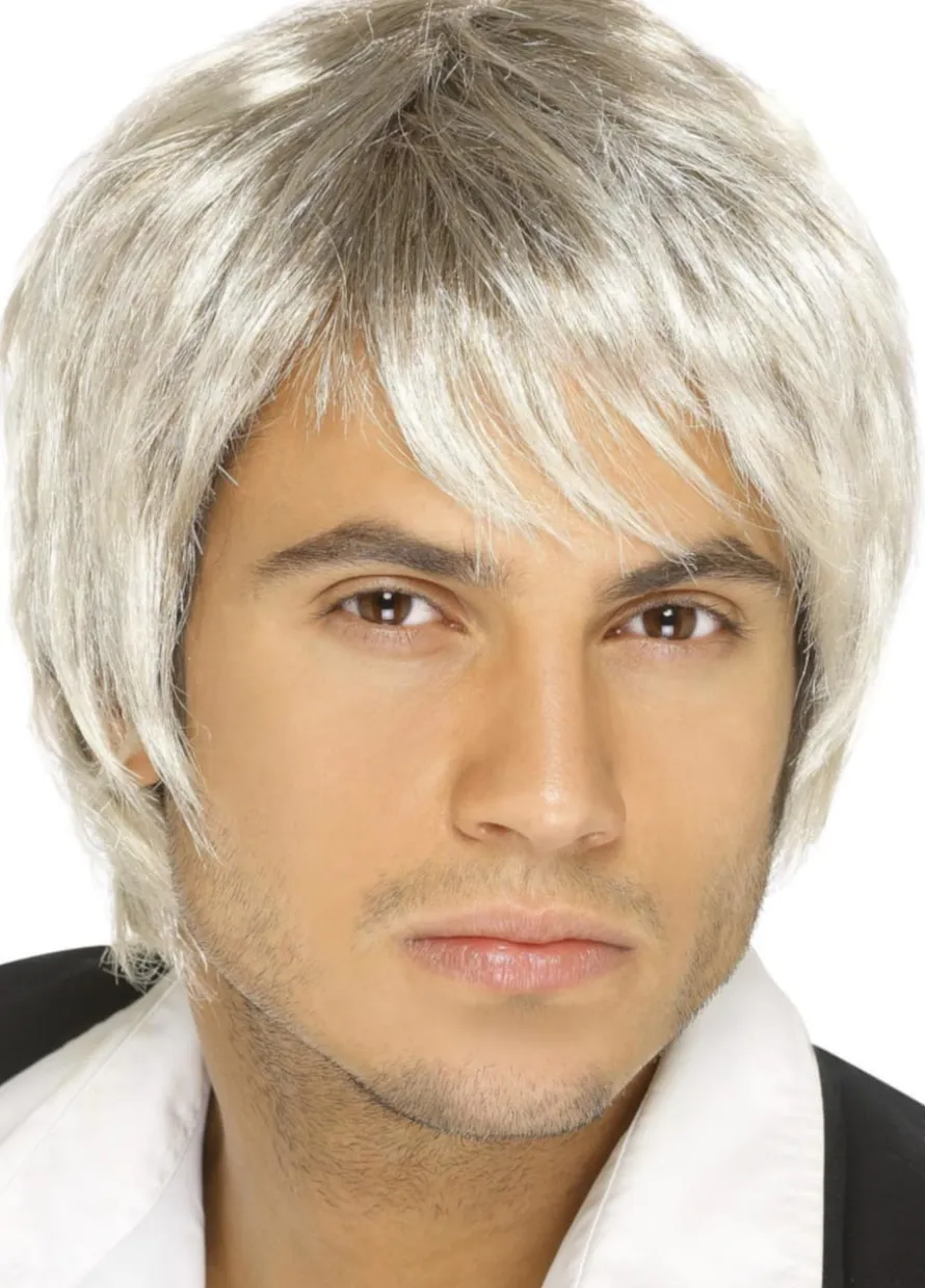 Peruka męska BOY BAND pasemka