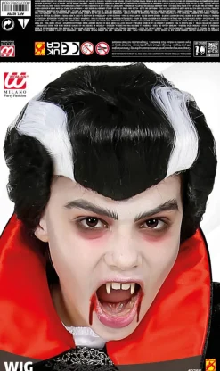 Peruka na Halloween dziecięca WAMPIR