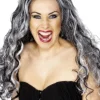 Peruka na Halloween WAMPIRZYCA siwa peruka