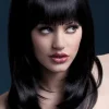 Peruka z grzywką Fever Professional TANJA - czarna