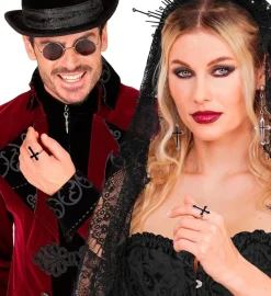 Pierścień Z KRZYŻEM na Halloween