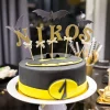 Piker na tort LITERA S złota