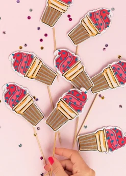 Pikery do muffinek ICE BABY (8szt.)