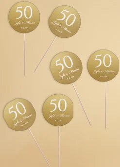 Pikery do muffinek 50 ROCZNICA ŚLUBU