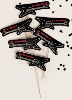 Pikery do przekąsek gitara ROCKSTAR (6szt.)