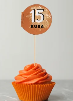 Pikery personalizowane KOSZYKÓWKA 10szt.