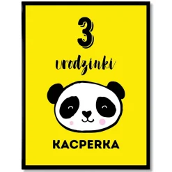 Plakat personalizowany 31x41 cm PREZENT DLA TRZYLATKA