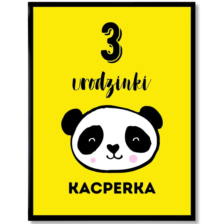 Plakat personalizowany 31x41 cm PREZENT DLA TRZYLATKA