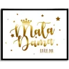 Plakat z imieniem dziecka MAŁA DAMA