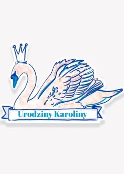 Podkładki personalizowane na stół SWAN (6szt.)