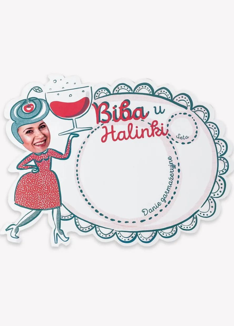 Podkładki personalizowane na stół BIBA (6szt.)