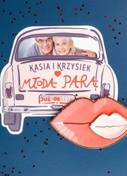 Podkładki personalizowane ROCZNICA (6szt.)