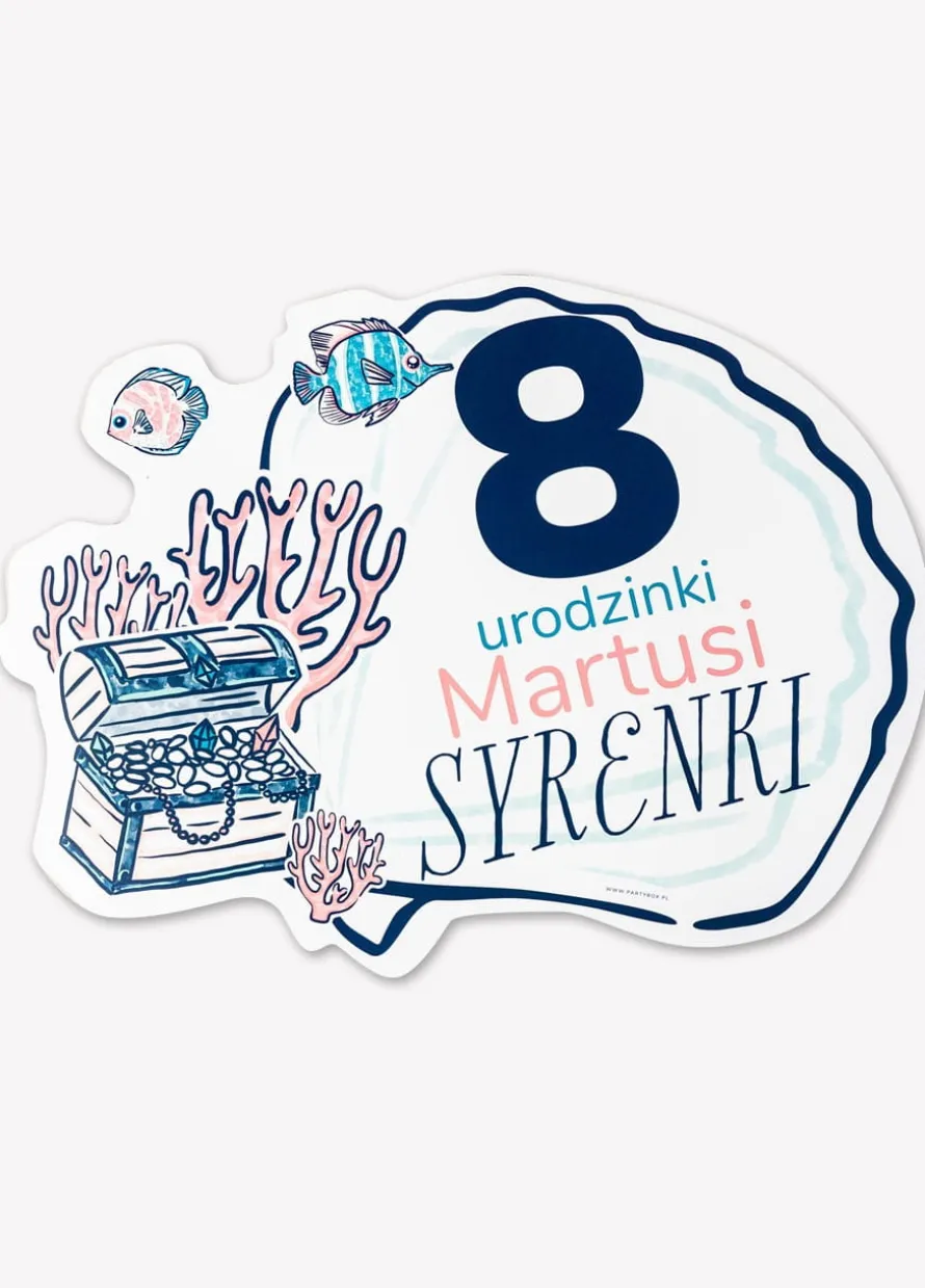 Podkładki personalizowane SYRENKI (6szt.)