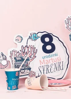 Podkładki personalizowane SYRENKI (6szt.)