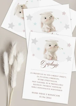 Podziękowania dla gości NA CHRZEST
