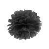 Pompon z bibuły CZARNY 25cm