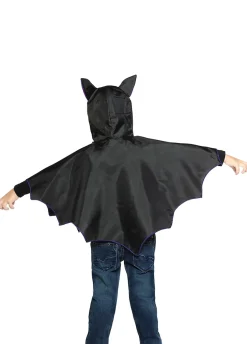 Poncho NIETOPERZ przebranie na Halloween dla dziecka