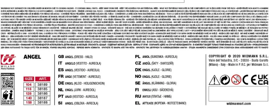 Przebranie Aniołka na jasełka dla dziecka