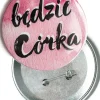 Przypinka dla przyszłej mamy BABY SHOWER CÓRKA 7,5 cm