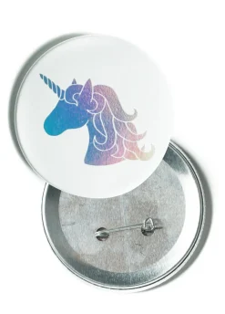 Przypinka JEDNOROŻEC 5cm holograficzna