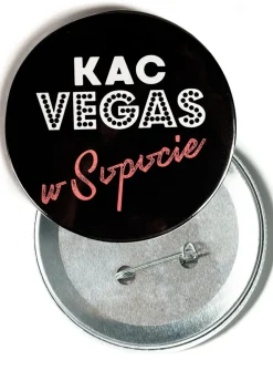 Przypinka KAC VEGAS w Sopocie 7,5 cm