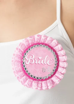 Przypinka na WIECZÓR PANIEŃSKI Bride to be