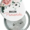 Przypinka WIECZÓR PANIEŃSKI 7,5 cm