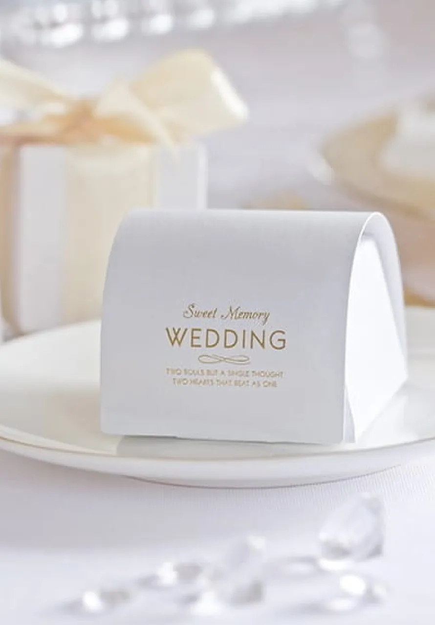 Pudełeczka dla gości WEDDING (10szt.)