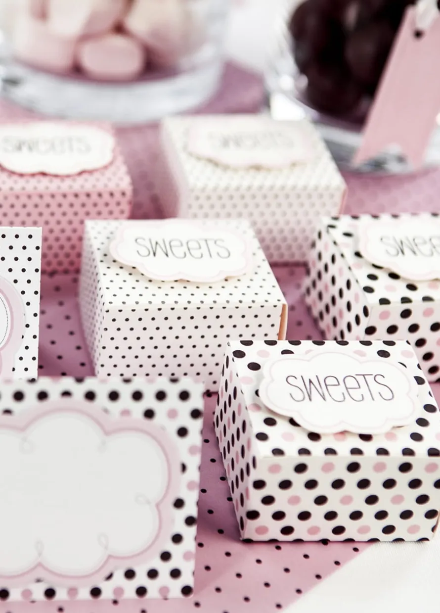 Pudełeczka na podziękowania dla gości SWEETS (6szt.)