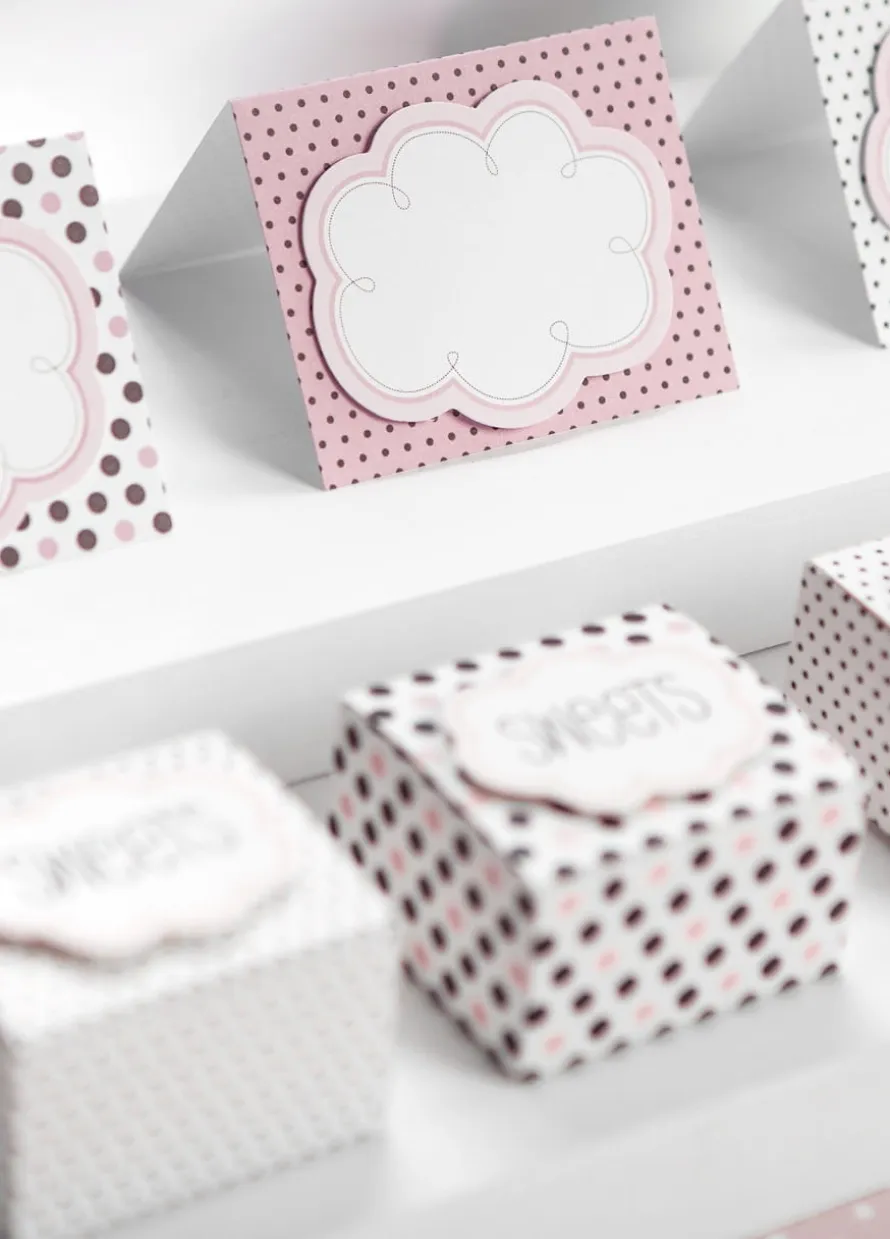 Pudełeczka na podziękowania dla gości SWEETS (6szt.)