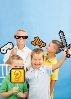 Rekwizyty do fotobudki GAME ON (10szt.)